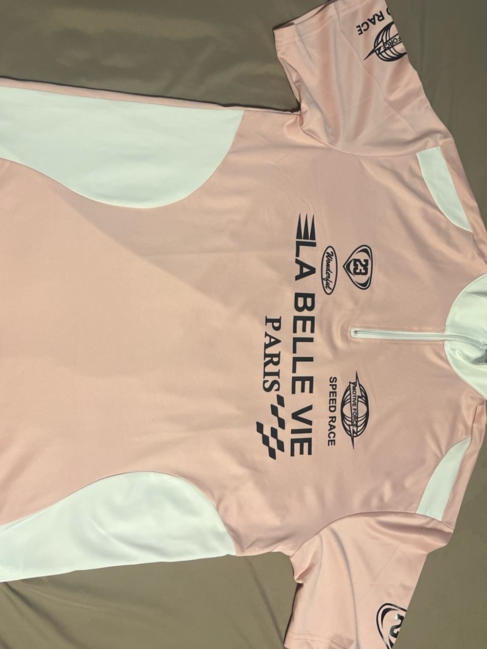 La Belle Paris Mens light Pink Shirt